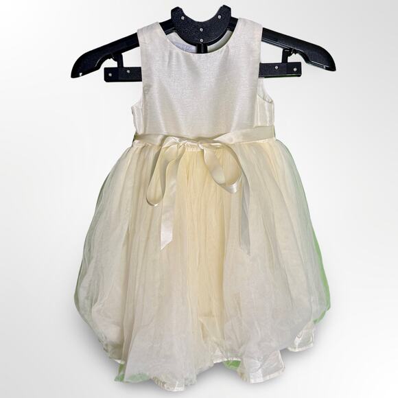 Pippa & Julie Shantung Flower Girl Dress - Size 3T - Picture 9 of 13